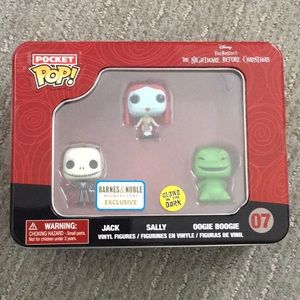 Funko Pocket Pop Nightmare Before Christmas B&N Exclusive Glows in Dark #07